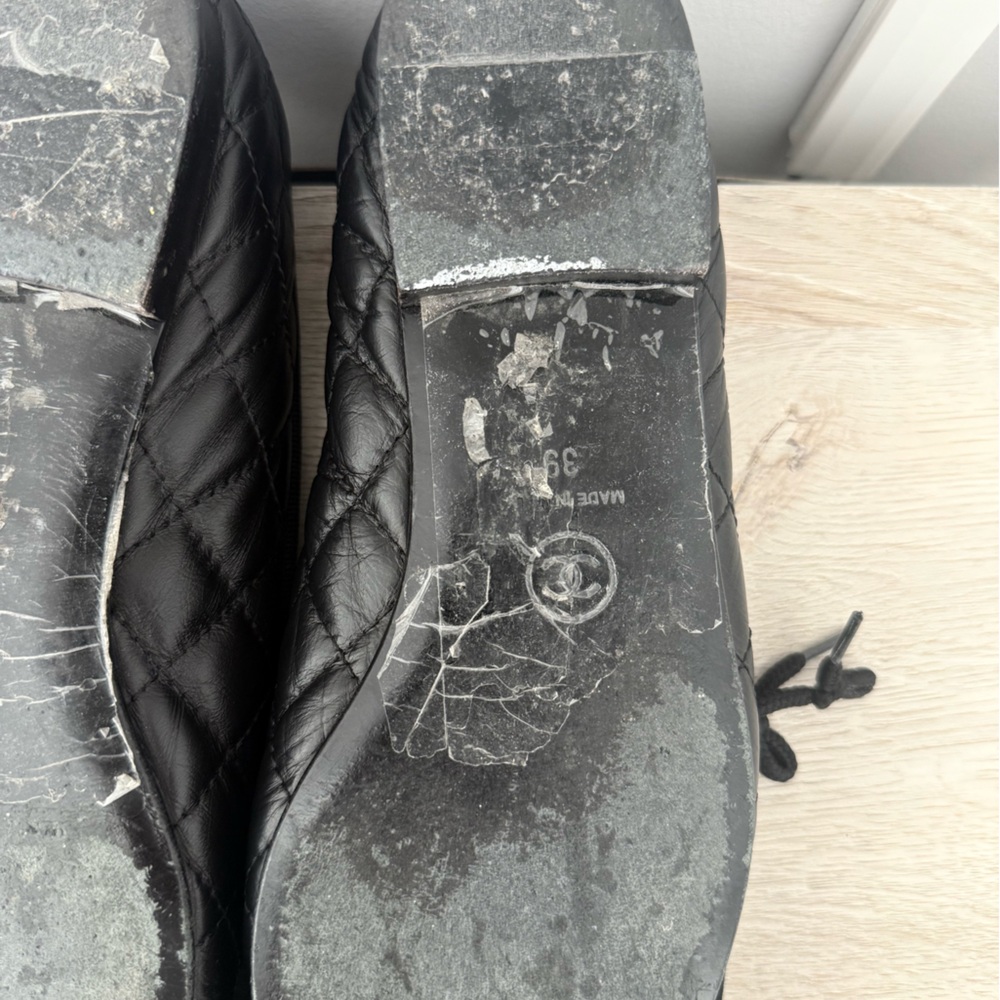 Chanel Calfskin Ballet Flats size 39 - Picture 7 of 9